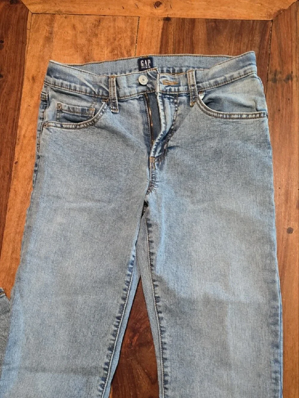 GAP Light Wash Stretch Straight Jeans